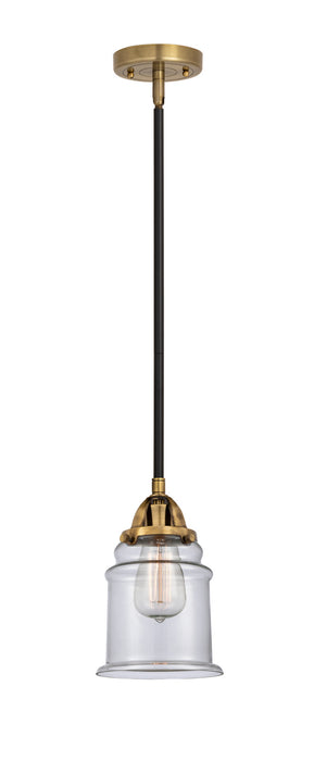 Innovations 288-1S-BAB-G182 One Light Mini Pendant, Black Antique Brass