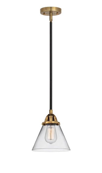 Innovations 288-1S-BAB-G42 One Light Mini Pendant, Black Antique Brass