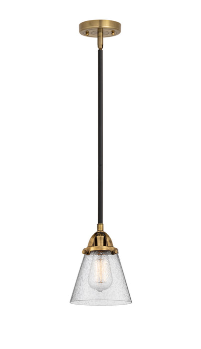 Innovations 288-1S-BAB-G64 One Light Mini Pendant, Black Antique Brass