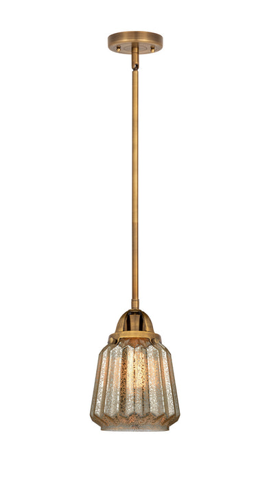 Innovations 288-1S-BB-G146 One Light Mini Pendant, Brushed Brass