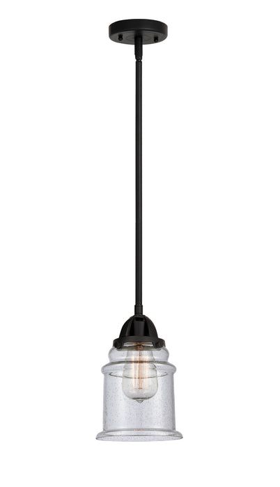 Innovations 288-1S-BK-G184 One Light Mini Pendant, Matte Black