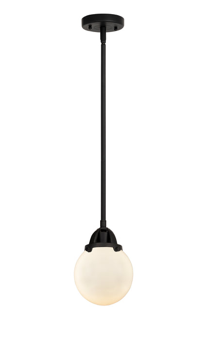 Innovations 288-1S-BK-G201-6 One Light Mini Pendant, Matte Black