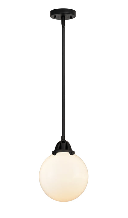 Innovations 288-1S-BK-G201-8 One Light Mini Pendant, Matte Black