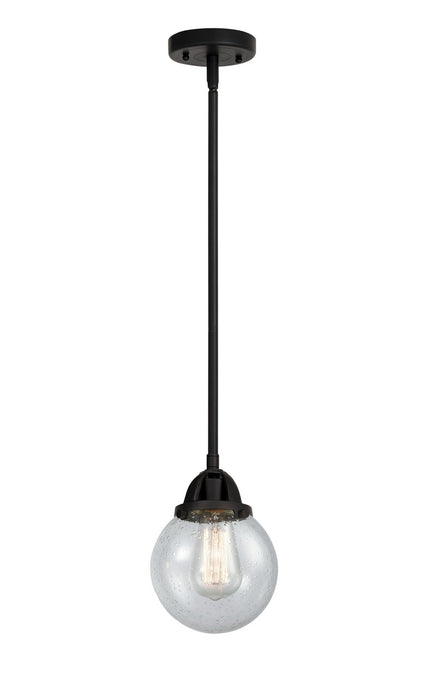 Innovations 288-1S-BK-G204-6-LED LED Mini Pendant, Matte Black