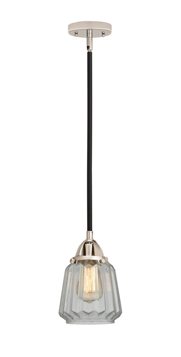 Innovations 288-1S-BPN-G142 One Light Mini Pendant, Black Polished Nickel