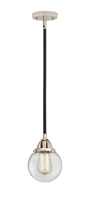 Innovations 288-1S-BPN-G202-6 One Light Mini Pendant, Black Polished Nickel