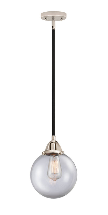Innovations 288-1S-BPN-G202-8 One Light Mini Pendant, Black Polished Nickel