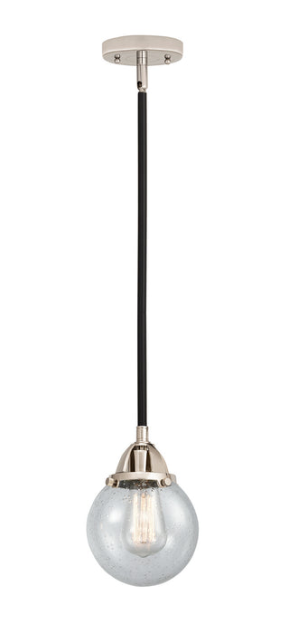 Innovations 288-1S-BPN-G204-6 One Light Mini Pendant, Black Polished Nickel
