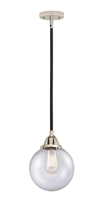 Innovations 288-1S-BPN-G204-8 One Light Mini Pendant, Black Polished Nickel