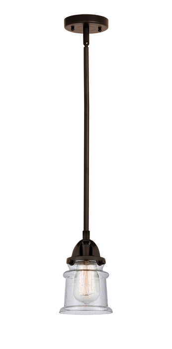 Innovations 288-1S-OB-G184S One Light Mini Pendant, Oil Rubbed Bronze