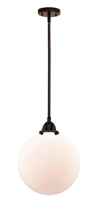 Innovations 288-1S-OB-G201-12 One Light Mini Pendant, Oil Rubbed Bronze