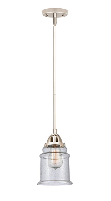 Innovations 288-1S-PN-G184 One Light Mini Pendant, Polished Nickel