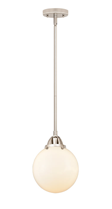 Innovations 288-1S-PN-G201-8 One Light Mini Pendant, Polished Nickel