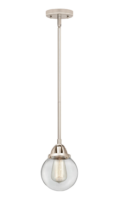 Innovations 288-1S-PN-G202-6 One Light Mini Pendant, Polished Nickel