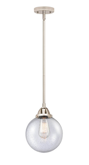 Innovations 288-1S-PN-G204-8 One Light Mini Pendant, Polished Nickel