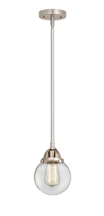 Innovations 288-1S-SN-G202-6 One Light Mini Pendant, Brushed Satin Nickel