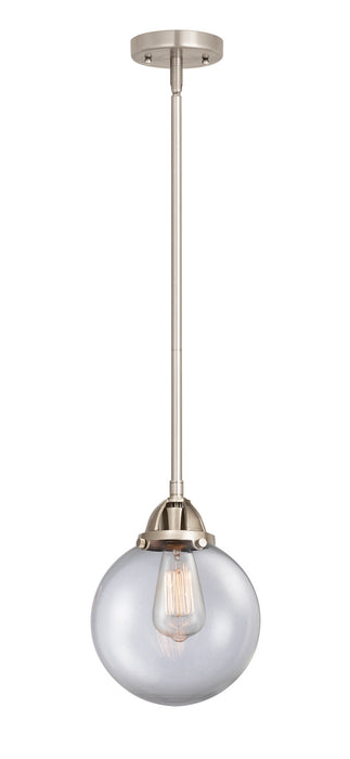 Innovations 288-1S-SN-G202-8 One Light Mini Pendant, Brushed Satin Nickel