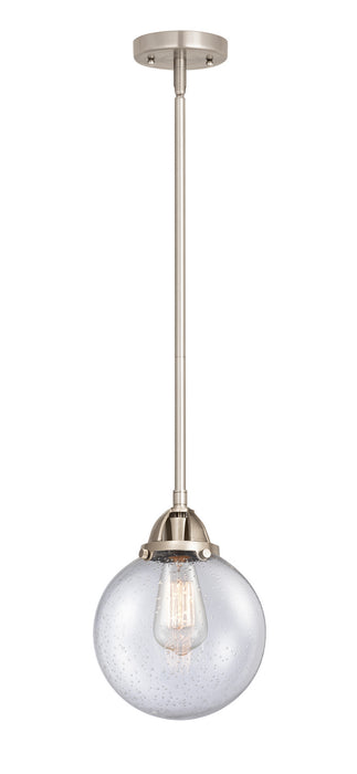 Innovations 288-1S-SN-G204-8 One Light Mini Pendant, Brushed Satin Nickel