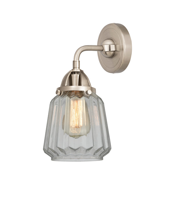Innovations 288-1W-SN-G142 One Light Wall Sconce, Brushed Satin Nickel