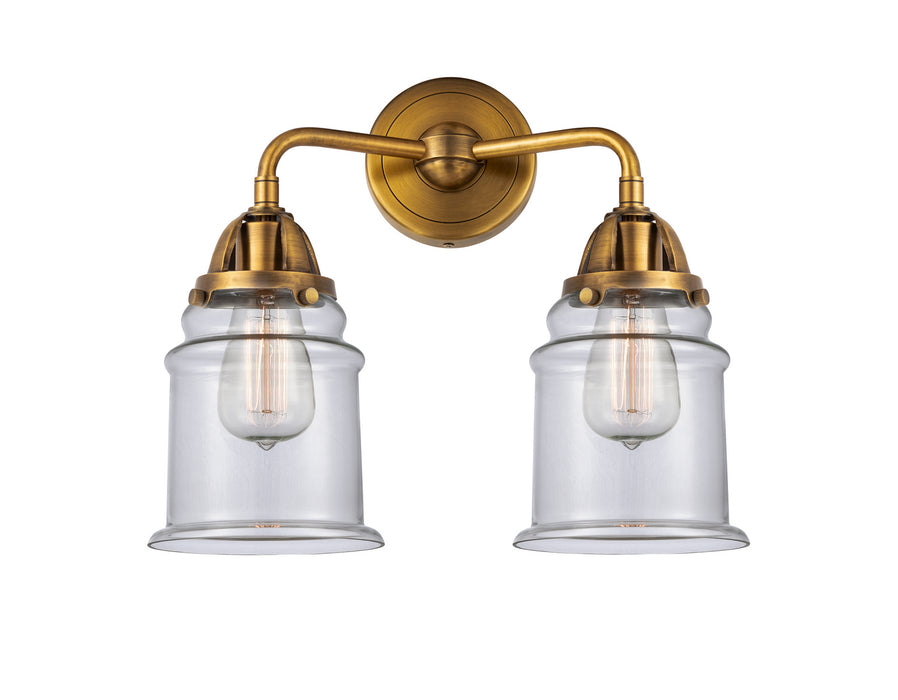 Innovations 288-2W-BB-G182 Two Light Bath Vanity, Brushed Brass