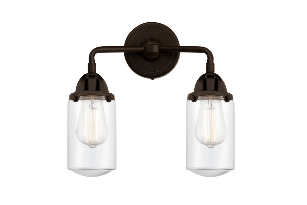 Innovations 288-2W-OB-G312 Two Light Bath Vanity, Oil Rubbed Bronze