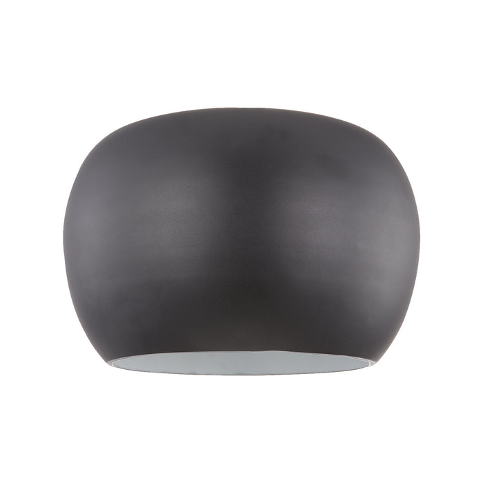 Kuzco Lighting FM44614-BK/WH LED Flush Mount, Black/White