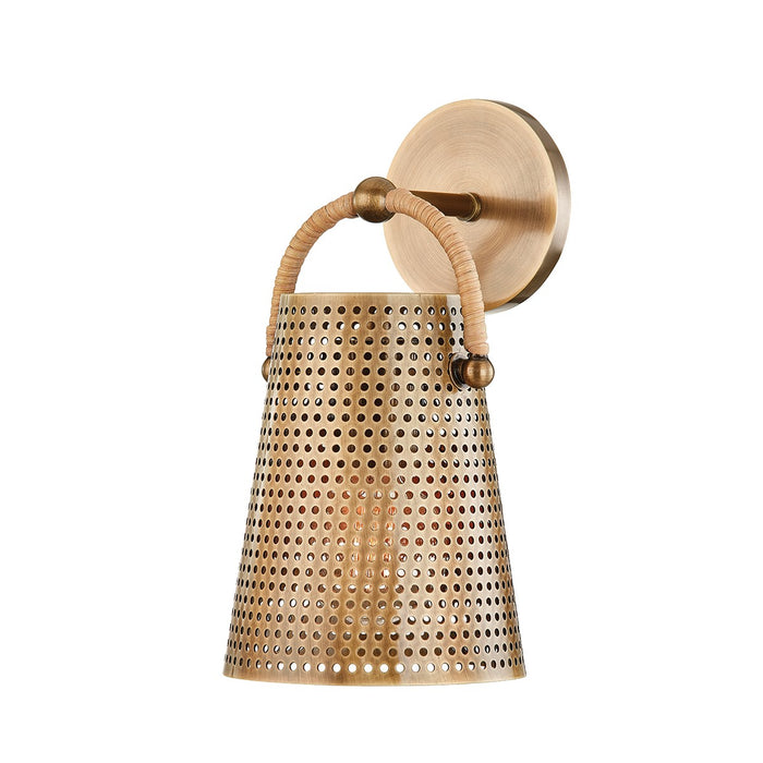 Troy Lighting B8213-PBR One Light Wall Sconce, Patina Brass
