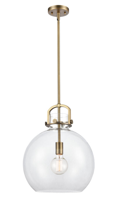 Innovations 410-1S-BB-14CL-LED LED Pendant, Brushed Brass