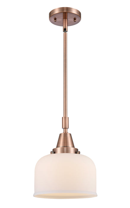 Innovations 447-1S-AC-G71 One Light Mini Pendant, Antique Copper