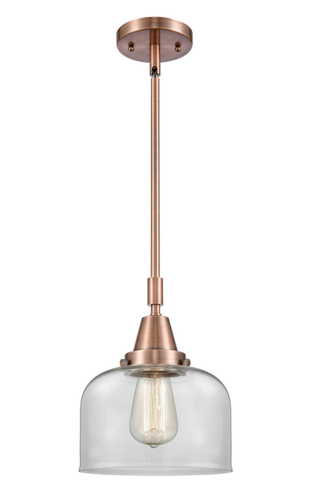 Innovations 447-1S-AC-G72 One Light Mini Pendant, Antique Copper