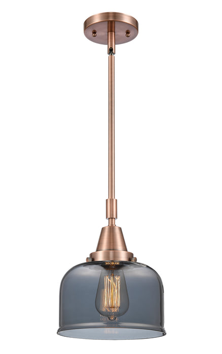 Innovations 447-1S-AC-G73 One Light Mini Pendant, Antique Copper