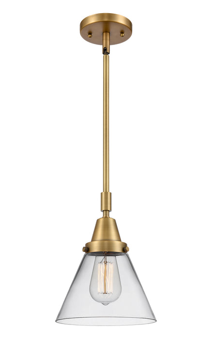 Innovations 447-1S-BB-G42 One Light Mini Pendant, Brushed Brass