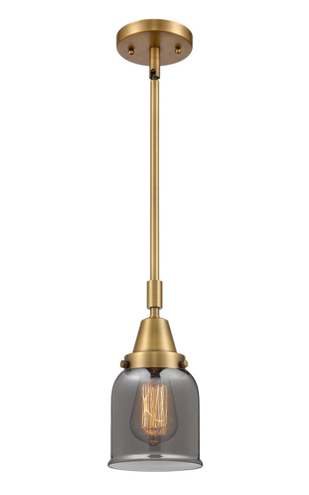 Innovations 447-1S-BB-G53 One Light Mini Pendant, Brushed Brass