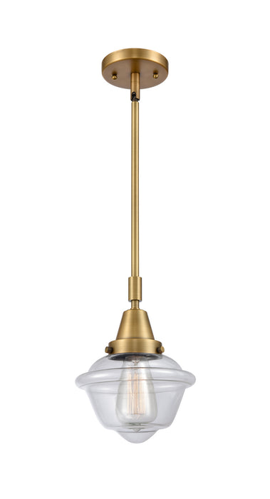 Innovations 447-1S-BB-G532 One Light Mini Pendant, Brushed Brass