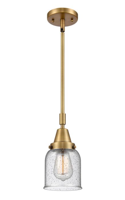 Innovations 447-1S-BB-G54 One Light Mini Pendant, Brushed Brass