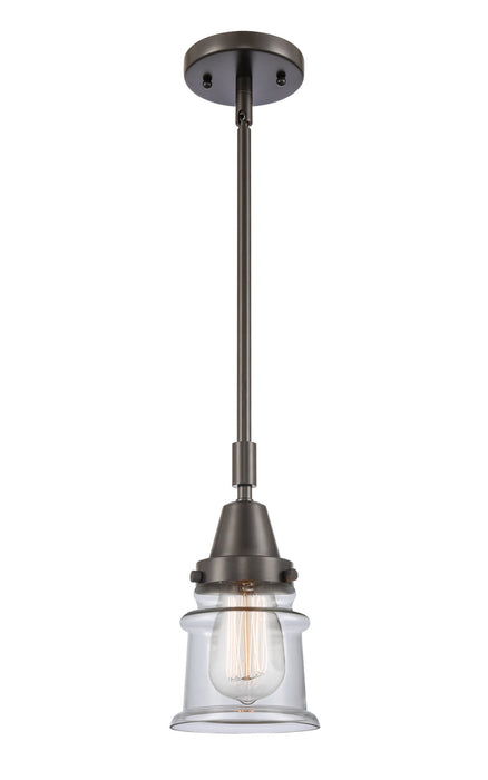 Innovations 447-1S-OB-G182S One Light Mini Pendant, Oil Rubbed Bronze