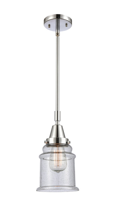 Innovations 447-1S-PC-G184 One Light Mini Pendant, Polished Chrome