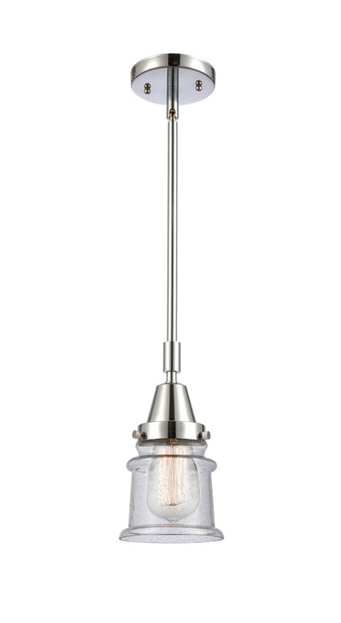 Innovations 447-1S-PC-G184S One Light Mini Pendant, Polished Chrome