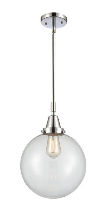 Innovations 447-1S-PC-G202-10 One Light Mini Pendant, Polished Chrome