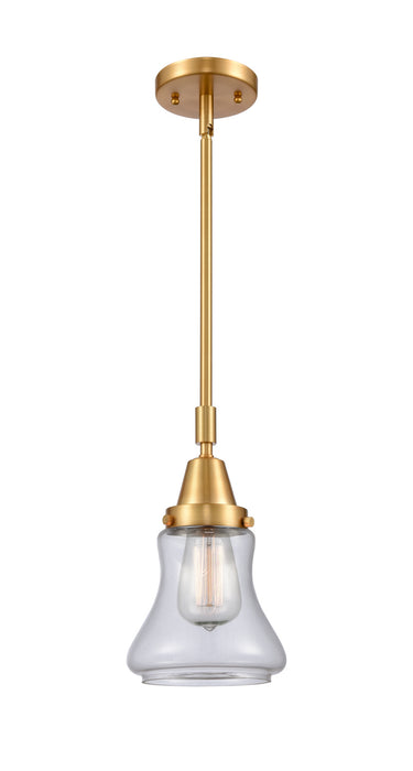 Innovations 447-1S-SG-G192 One Light Mini Pendant, Satin Gold