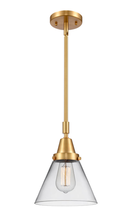 Innovations 447-1S-SG-G42 One Light Mini Pendant, Satin Gold