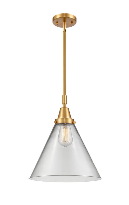 Innovations 447-1S-SG-G42-L One Light Mini Pendant, Satin Gold