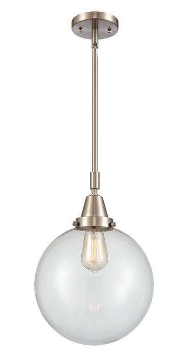 Innovations 447-1S-SN-G202-10 One Light Mini Pendant, Brushed Satin Nickel