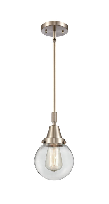 Innovations 447-1S-SN-G202-6-LED LED Mini Pendant, Brushed Satin Nickel