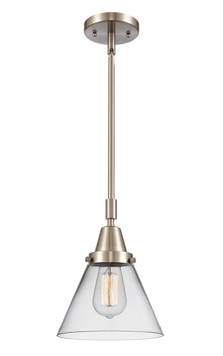 Innovations 447-1S-SN-G42 One Light Mini Pendant, Brushed Satin Nickel