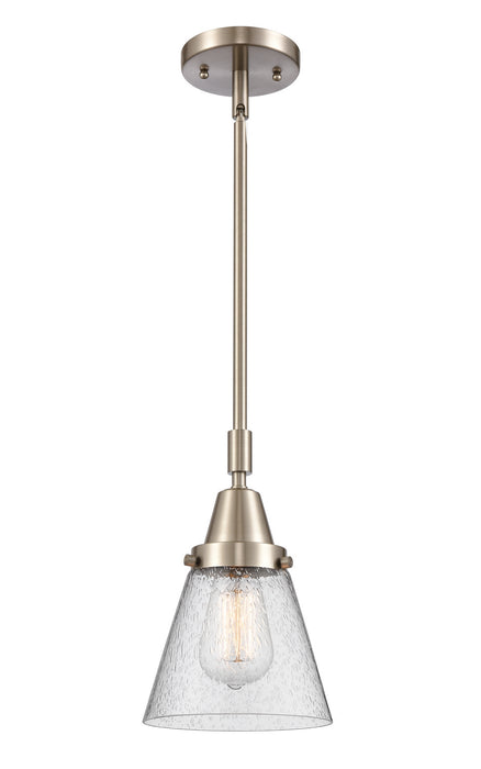 Innovations 447-1S-SN-G64 One Light Mini Pendant, Brushed Satin Nickel