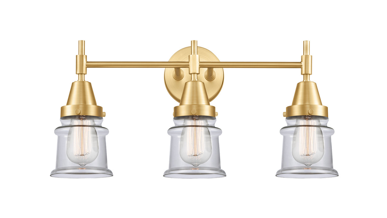 Innovations 447-3W-SG-G182S-LED LED Bath Vanity, Satin Gold