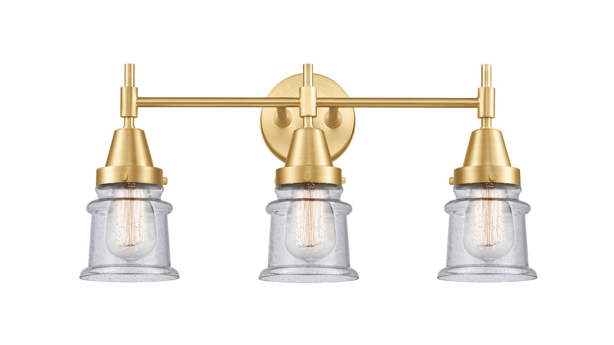 Innovations 447-3W-SG-G184S-LED LED Bath Vanity, Satin Gold