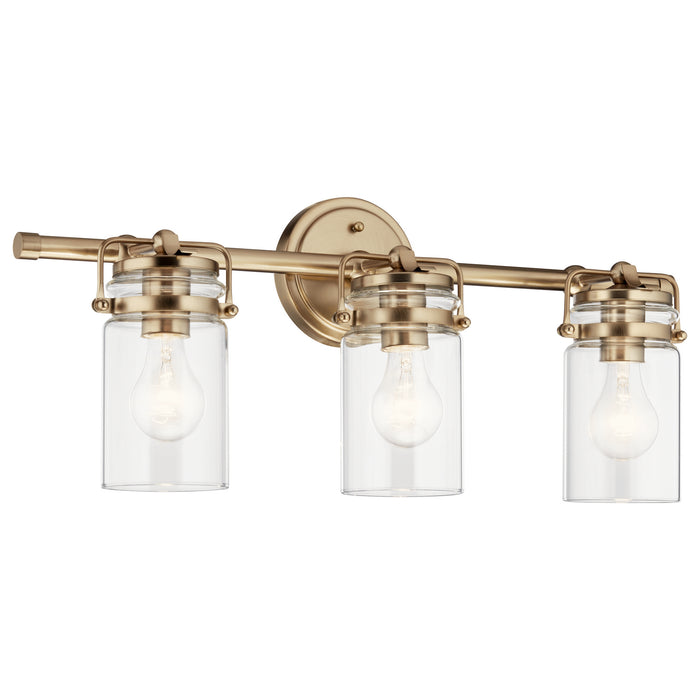 Kichler 45689CPZ Three Light Bath, Champagne Bronze