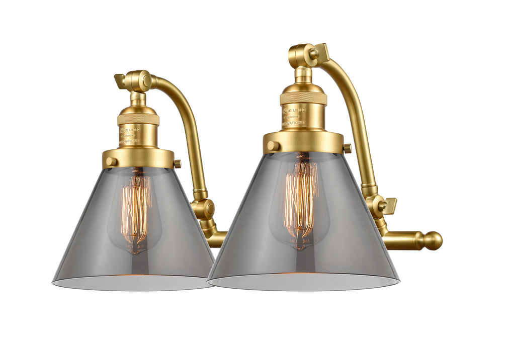 Innovations 515-2W-SG-G43 Two Light Bath Vanity, Satin Gold